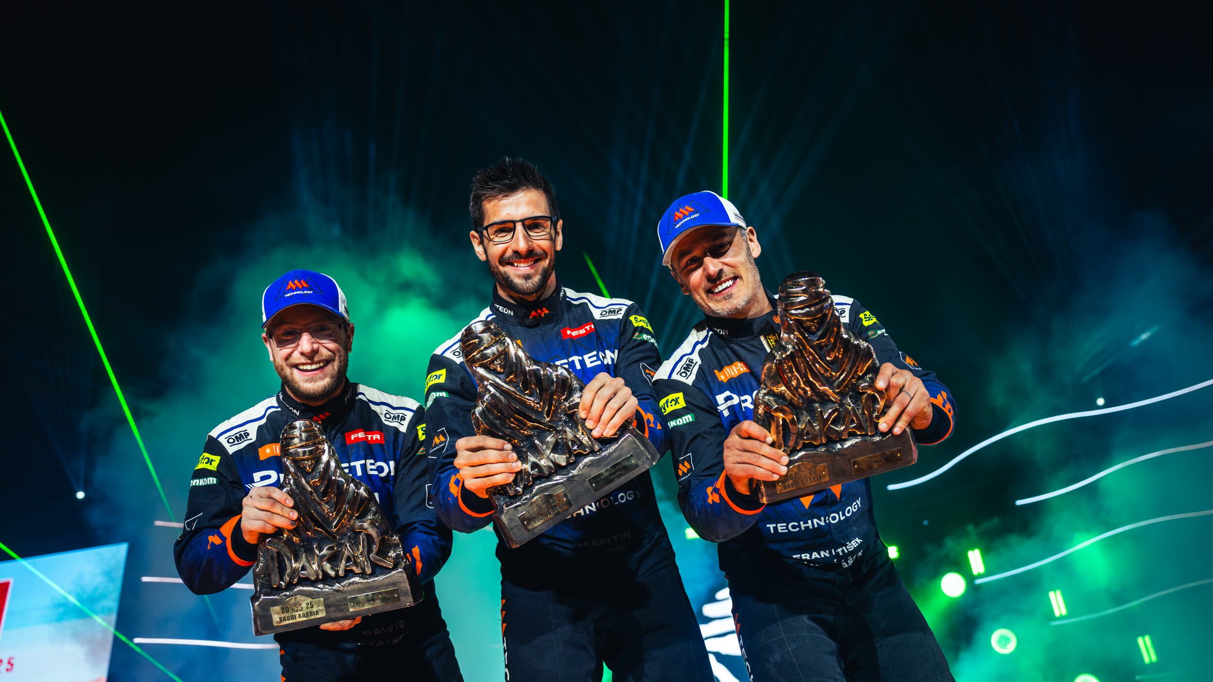 Prometeon Tyre Group festeggia la vittoria di Macík Jr. alla Dakar 2025