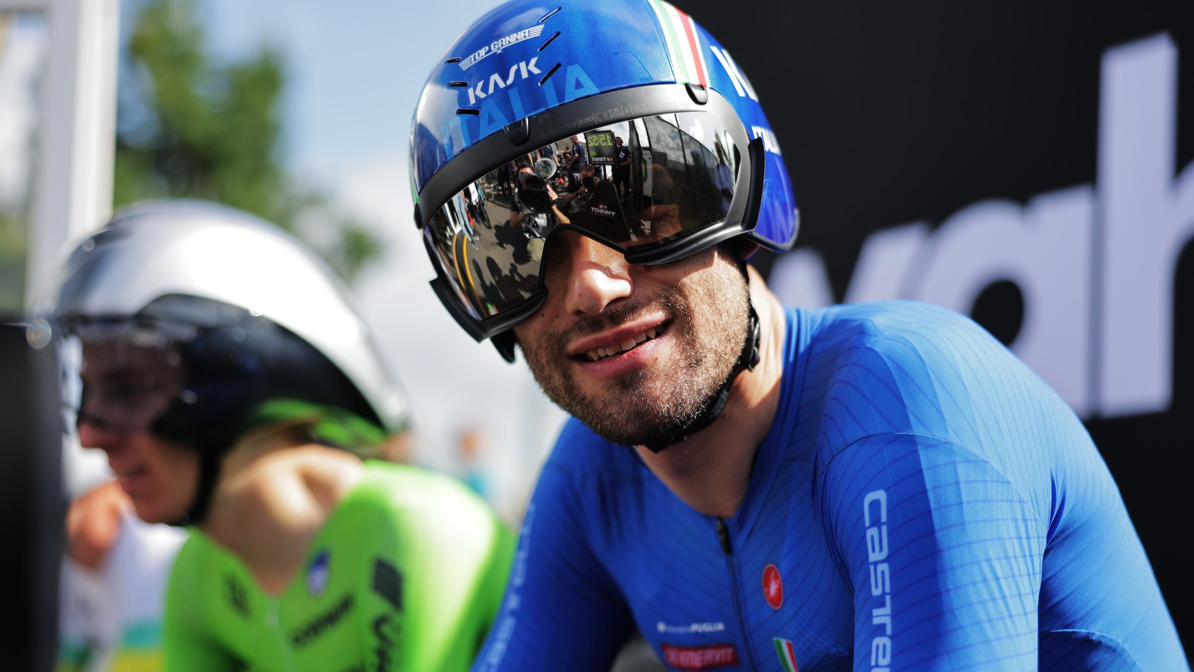 È un Ganna imperiale ma il tabù Evenepoel gli nega il tris mondiale