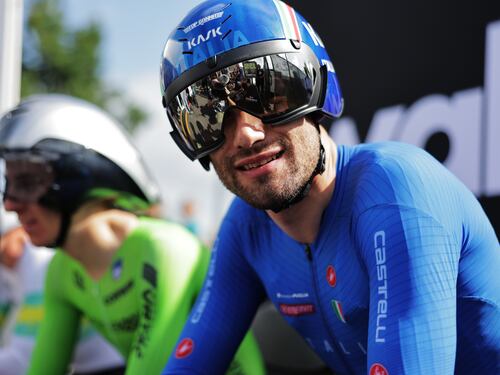 È un Ganna imperiale ma il tabù Evenepoel gli nega il tris mondiale