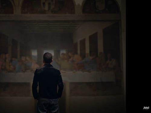 Sfera Ebbasta gira il videoclip davanti al Cenacolo. Ed è subito polemica