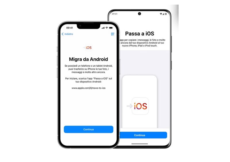 migrazione Android iOS