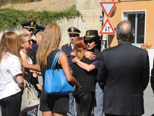 Il dolore di Danila Josefa per il marito morto a Ventimiglia