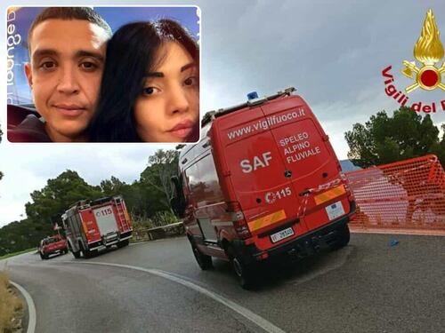Auto precipita in un dirupo per 200 metri: morta una giovane coppia nel Cilento