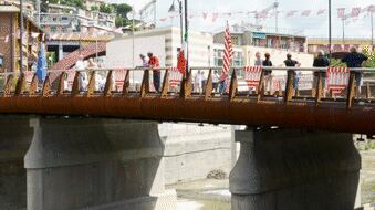 Recco inaugura un ponte per lo sviluppo