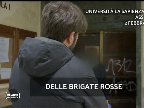 Cospito, l'audio segreto choc: alla Sapienza inni alle Brigate Rosse