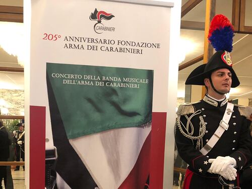 Concerto dei carabinieri all'Opera di Roma: l'Arma festeggia i suoi 205 anni