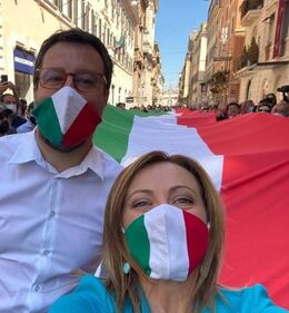 Il centrodestra unito in piazza per il 2 giugno 2