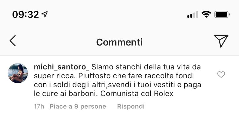 Commento su Chiara Ferragni