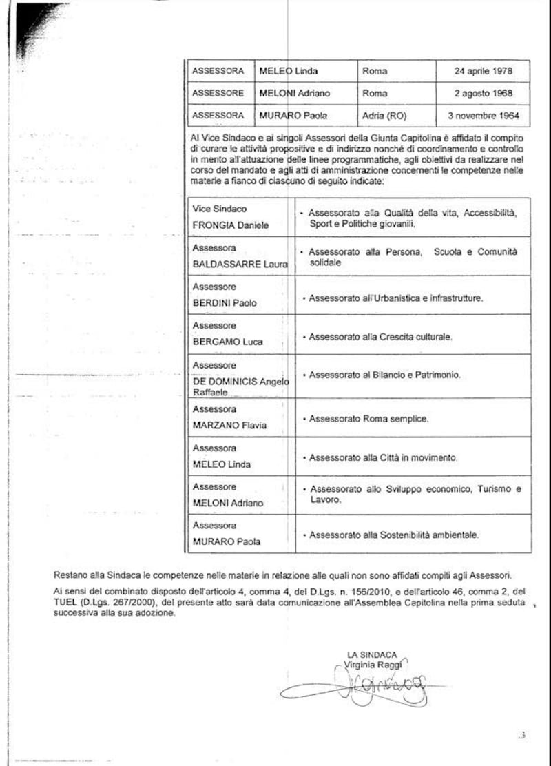 Il documento che incastra la Raggi 3