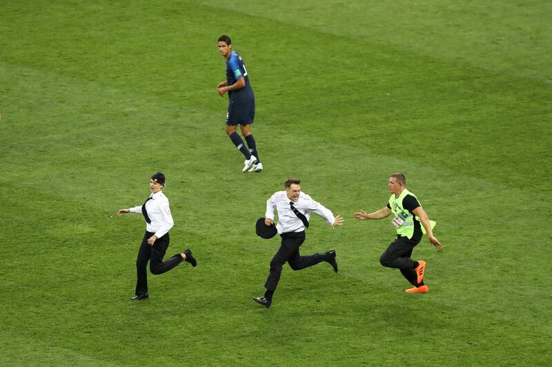 Invasione di campo durante la finale dei Mondiali 7