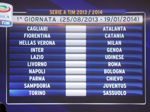 Calendario serie A: Milano si regala il derby di Natale
