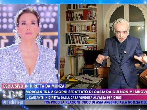 Live, Morgan sfrattato da casa: "Vado in un luogo dell'immaginazione"