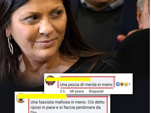 Vergogna sul web: frasi di odio contro Jole Santelli