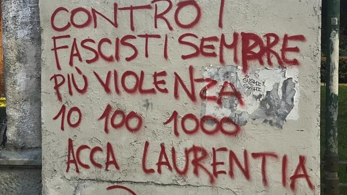 "Contro i fasci...". A Milano le scritte choc che esaltano il terrorismo rosso