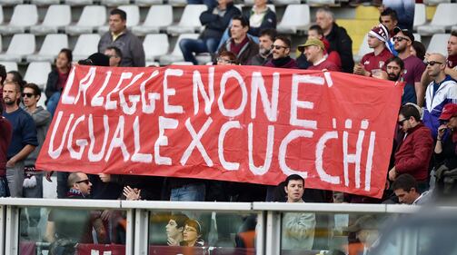 I tifosi del Torino: "La legge non è... uguale per Cucchi" 1