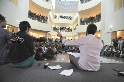 Università San Raffaele, occupazione degli studenti 4