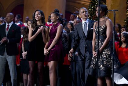 Gli Obama al concerto di Natale 6
