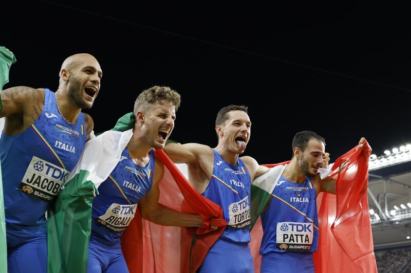 4x100 uomini Budapest