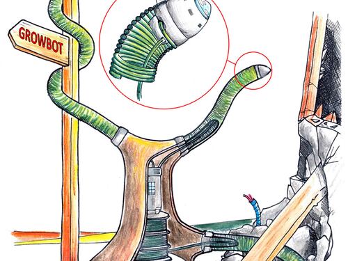 "I miei robot del futuro sono ispirati a piante carnivore rampicanti"