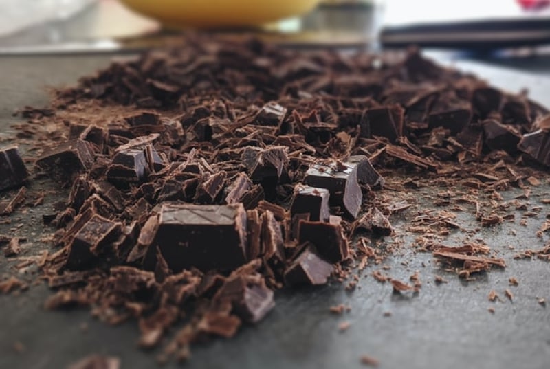 Scaglie di cioccolato fondente