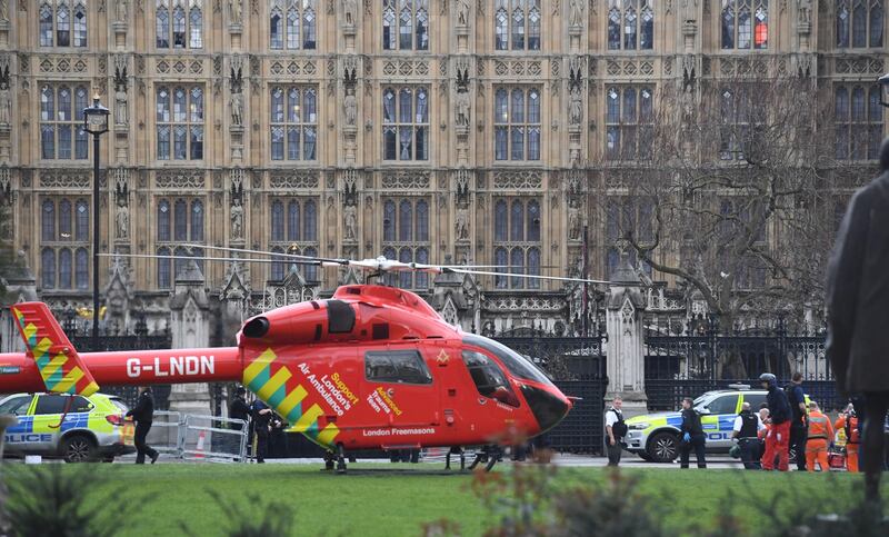 Spari al parlamento a Londra 1