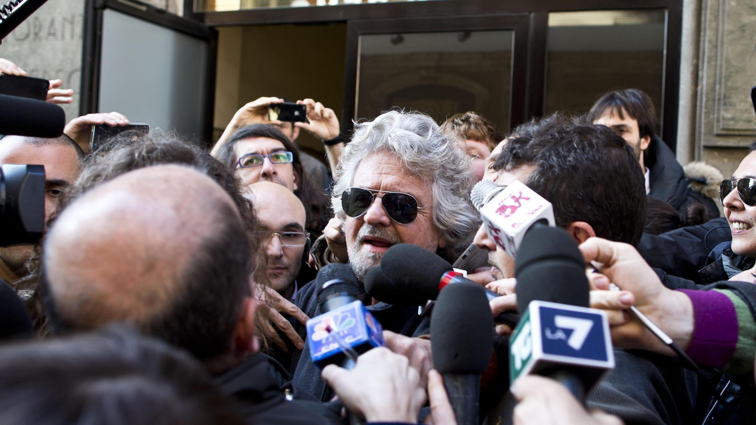 Grillo: "Inammissibile assicurare la stabilità di governo"