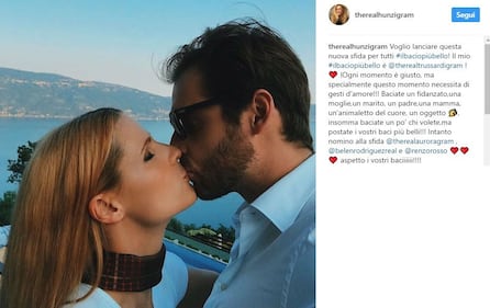 Michelle Hunziker, sfida di baci con Belen Rodriguez 2