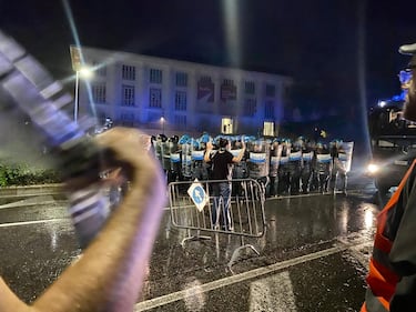 Scontri a Udine per la partita Italia-Israele 6