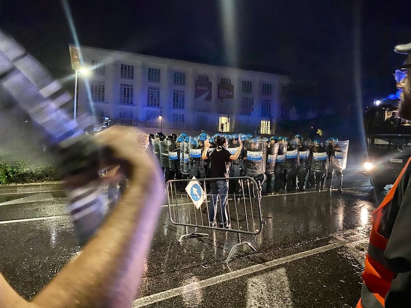 Scontri a Udine per la partita Italia-Israele 6