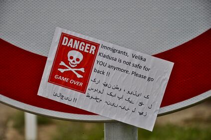 Bosnia, proteste contro i migranti 2