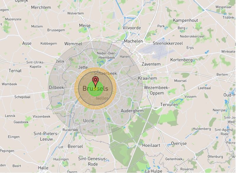 A Bruxelles un attacco atomico causerebbe almeno 168mila morti