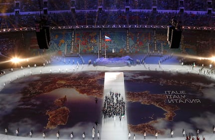 La delegazioni italiana a Sochi 5