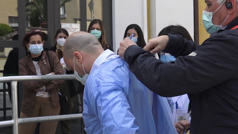 L'addestramento delle Uscar, le unità speciali anti-Covid 2