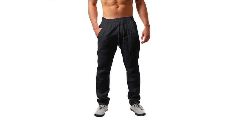 Gemijacka pantaloni lino uomo