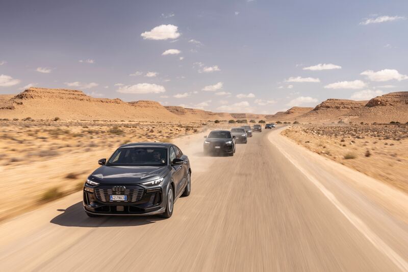 Audi SQ6 Sportback e-tron: il raid nel deserto del Sahara 9