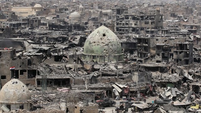 Concerto di musica tra le rovine di Mosul