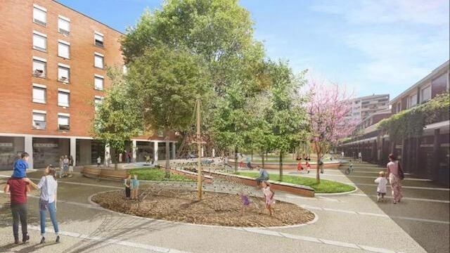 Lavori in piazza Gasparri: più verde e con aree gioco