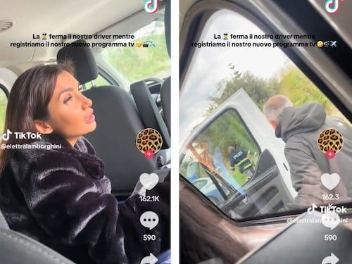 "Porca tr...". Elettra Lamborghini e la multa: cosa dice al poliziotto