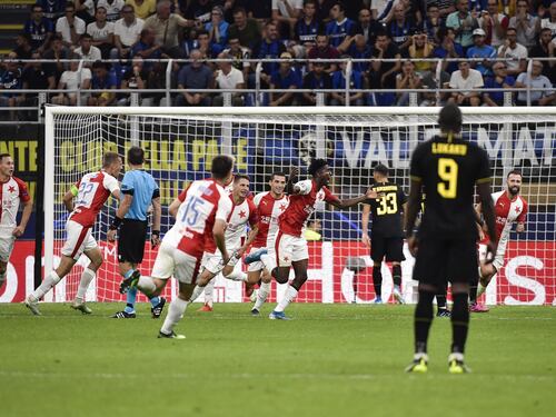 Champions, l'Inter stecca con lo Slavia Praga: Barella sigla l'1-1 al 93'