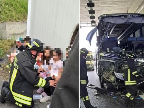 Lomazzo, incidente in galleria tra scuolabus e tir: coinvolti anche bambini. Morta maestra