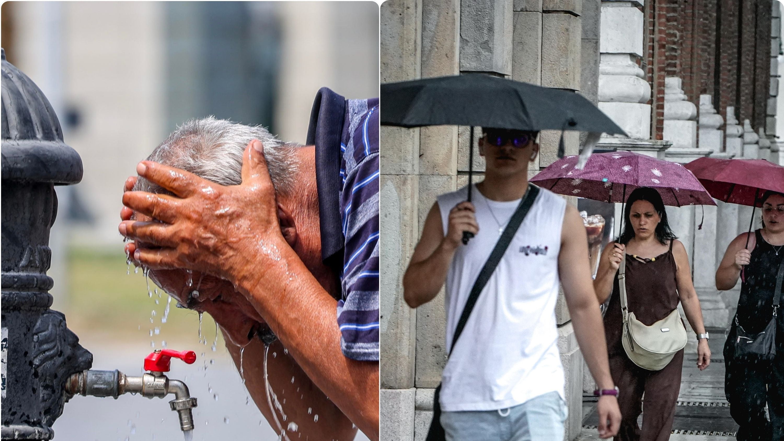 Caldo e temporali