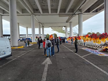 Manifestazione pro-Pal a Malpensa 2