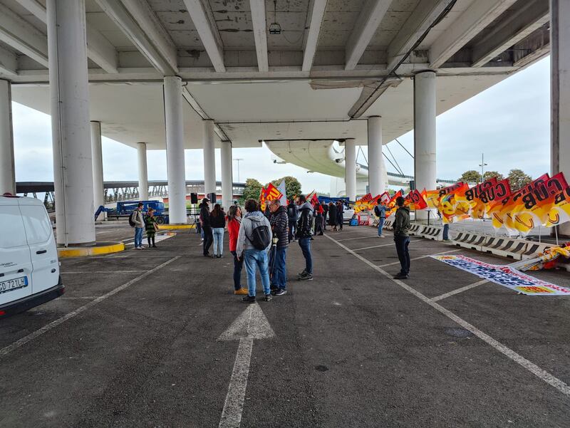 Manifestazione pro-Pal a Malpensa 2