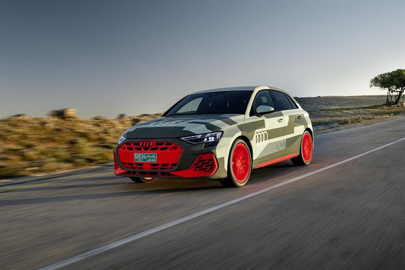 Audi S3 restyling, guarda tutte le foto del prototipo 3