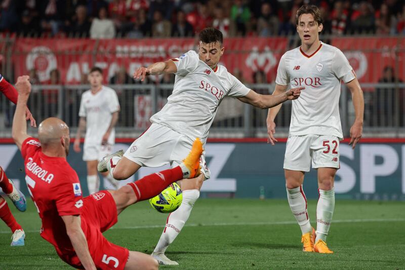 El Shaarawy gol Monza Roma