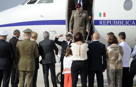 Salvatore Girone atterra a Roma 9