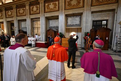 La tumulazione di Papa Francesco a Santa Maria Maggiore 7