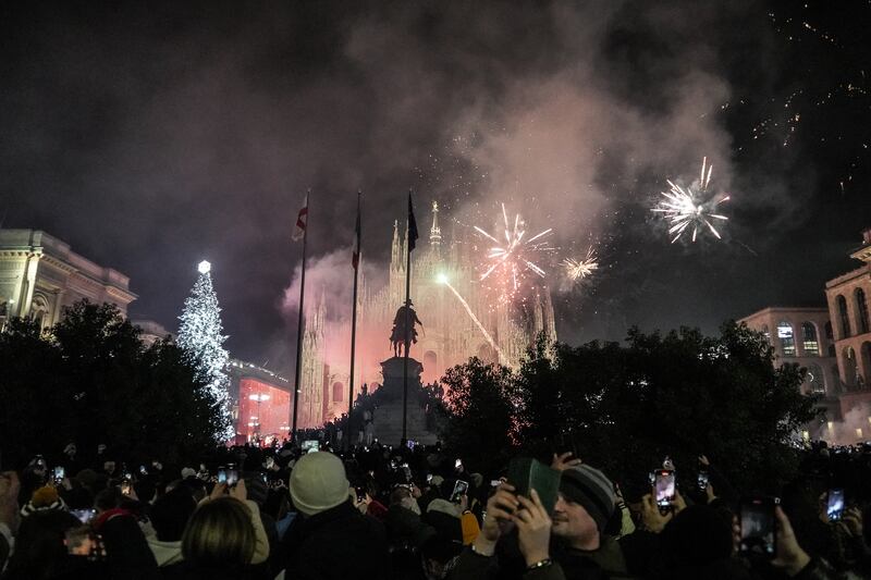 Festeggiamenti del capodanno 2025 a Milano 12
