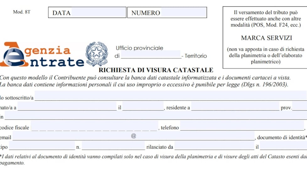 Visura catastale gratuita online: chi può richiederla e come si fa