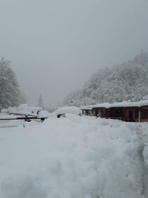 Allarme esondazione a Senigallia, casette Sae sotto la neve: allerta nelle Marche 5